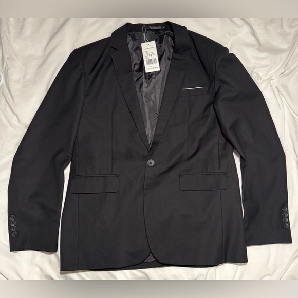 Beninos Men's Casual Blazer Suit Jacket Sport Coat one button, M, NWT - Picture 4 of 10